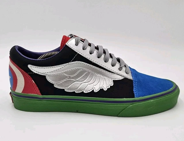 LIMITED EDITION VANS X Old Skool Marvel Avengers Skate Shoes Unisex 7.5UK 41UE 49.97 PicClick UK