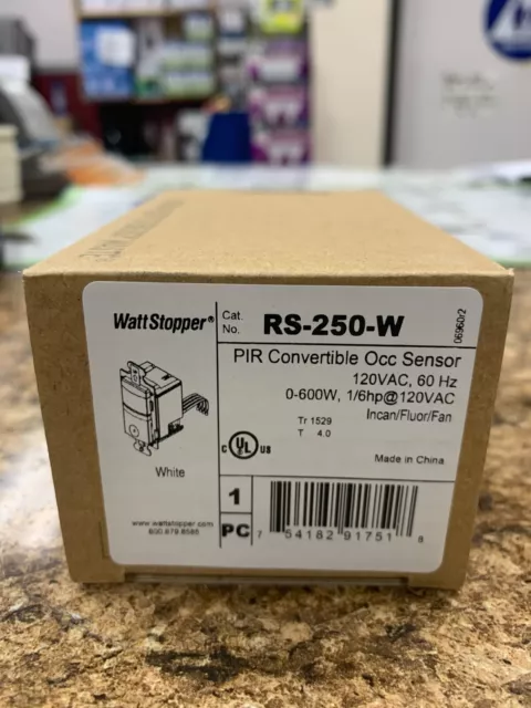 WATTSTOPPER RS-250-W Convertible Occupancy Senr White