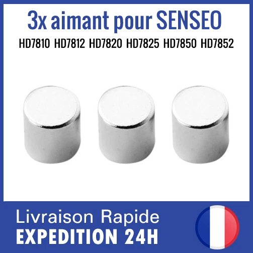 3x Aimant pour flotteur de réservoir SENSEO HD 7810 7812 7820 7825 7850 7852
