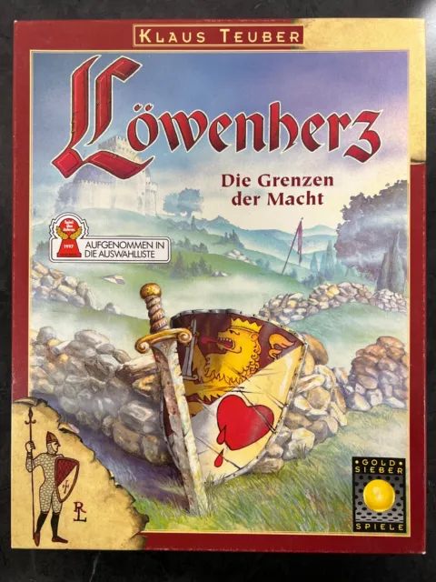 Goldsieber Spiele - Lowenherz Board Game GERMAN Edition English Rules Included