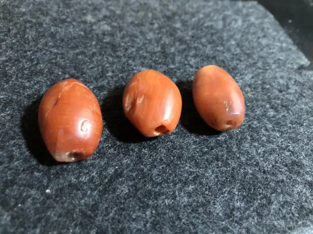 Antique Tibetan Pema Raka beads