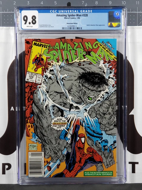 Amazing Spider-Man #328 CGC 9.8 **NEWSSTAND**McFarlane Art*Marvel Comics 1990**