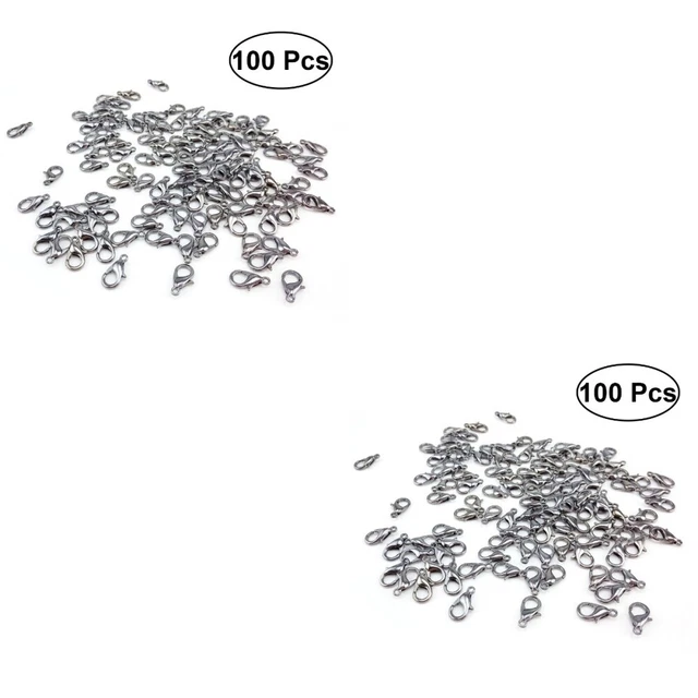 200 piezas 7x12mm curvo -Clibs- -Garras-Pinzas HAZLO TÚ MISMO Joyería-Befe