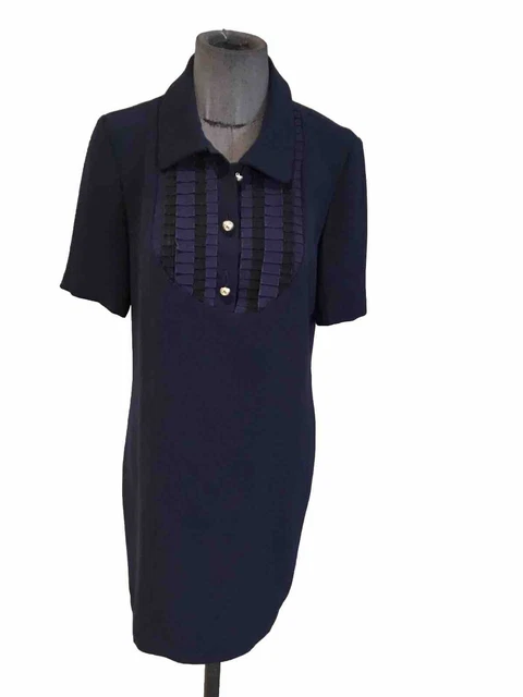 Robe Tunique Claudie Pierlot En Coton Gris - Taille 40 - Occasion Très Bon état