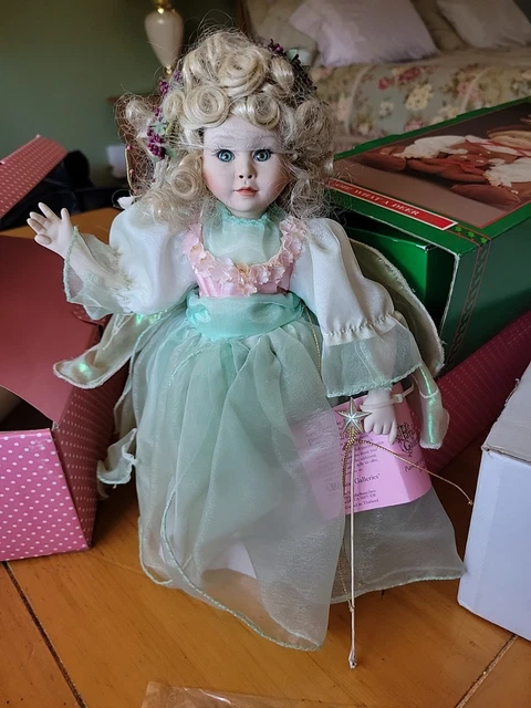 1991 Heather The Fairy Child 13 inch Porcelain Doll Paradise Galleries Treasury