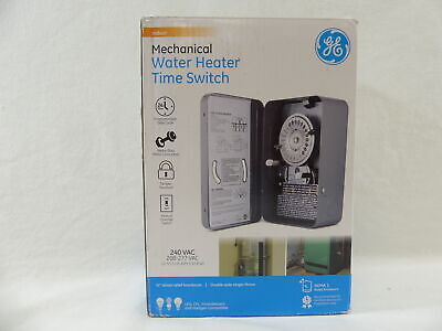 15328 GE 24-Hour Indoor Heavy Duty Mechanical Water Heater Timer Switch