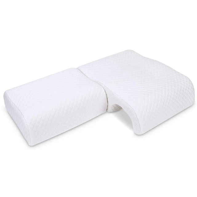 HOMCA Memory Foam Pillow for Couples, Adjustable Cube Cuddle Pillow Anti Pres...