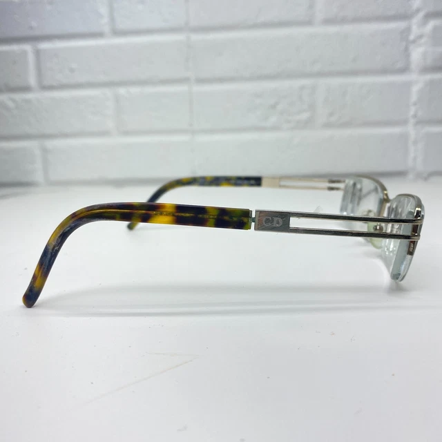 Christian Dior Eyeglasses Frames Rimless Womens Black yellow 54-16 19319 4