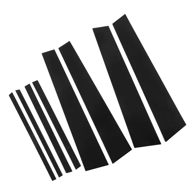 CAR GLOSS BLACK Door Window Pillar Post Cover Trim Sticker Car