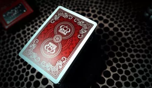 Rare Crown Deck Red Luxury Playing Cards 1st edition 2013, Signed, Out of print! 2