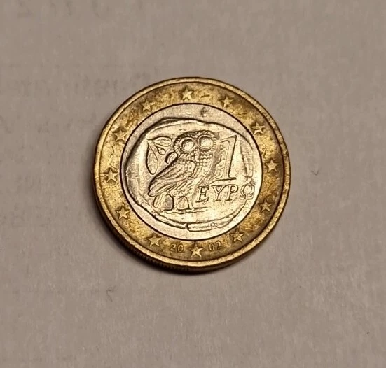 PIÈCE DE 1 euro rare 2002 ( Hibou ) EUR 20,00 - FR