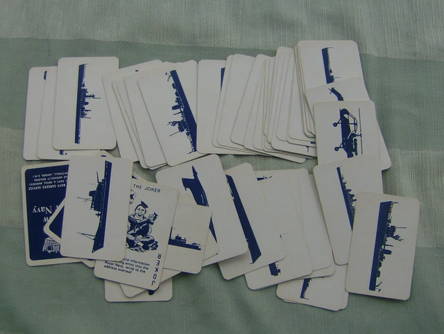 Playing Cards Identification KNOW YOUR NAVY Recognition Identification Playing Cards £2.00 - PicClick UK