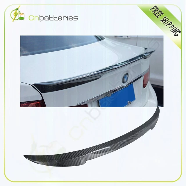 Rear Spoiler Wings Fits 2012-19 BMW F80 F30 3 Series Sedan Dry Carbon Fiber
