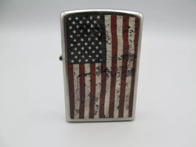 Zippo Weathered American Flag Old Glory J15 Cigarette Lighter