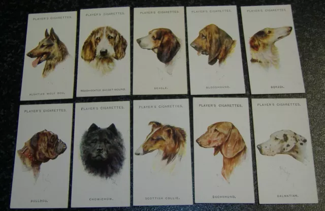 Players - Dogs (Heads) by Wardle - Full Set VG/EXC Condition