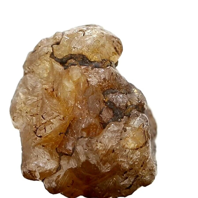 Diamant Brut Naturel 1.88 Tcw - Forme Octaèdre, Couleur Gris Marron Scintillant - Neuf Sans Emballage