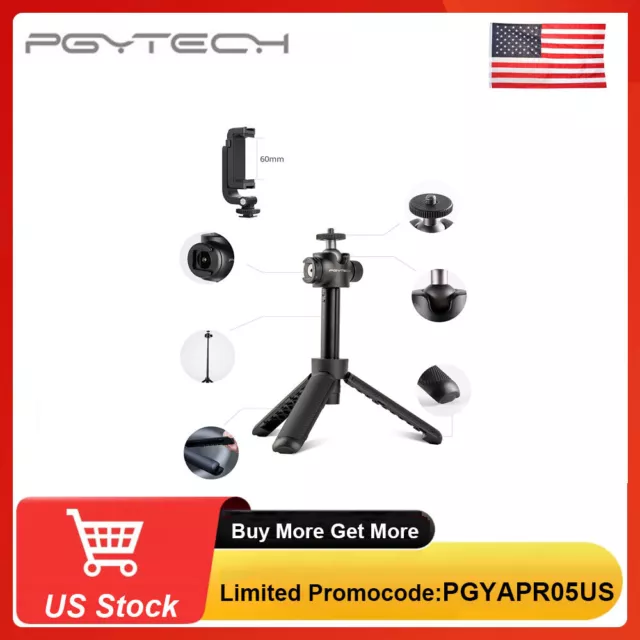 PGYTECH Extension Pole Tripod  Mini Selfie Stick for Camera Small Vlogging Stand