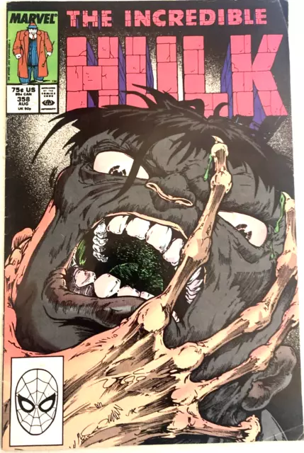 The Incredible Hulk # 358. 1St Series.   Marvel Comics. August 1989. Fn. 6.0