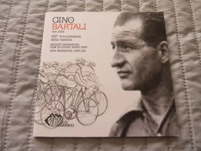 SAN MARINO / COFFRET BU 2014 GINO BARTALI / 100è ANNIVERSAIRE DE SA NAISSANCE