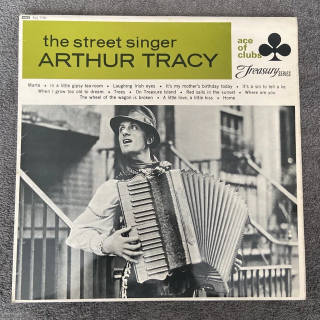 ARTHUR TRACY The Street Singer 1963 UK VINYL LP EXCELLENT CONDITION