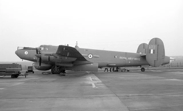 8 Sqn, Avro Shackleton AEW.2, WL790 at Honington, 28 Nov 1979 - original B&W neg