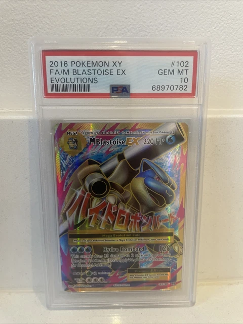 Pokemon - Evolutions - M Blastoise EX - 102/108 - PSA 10 GEM MINT