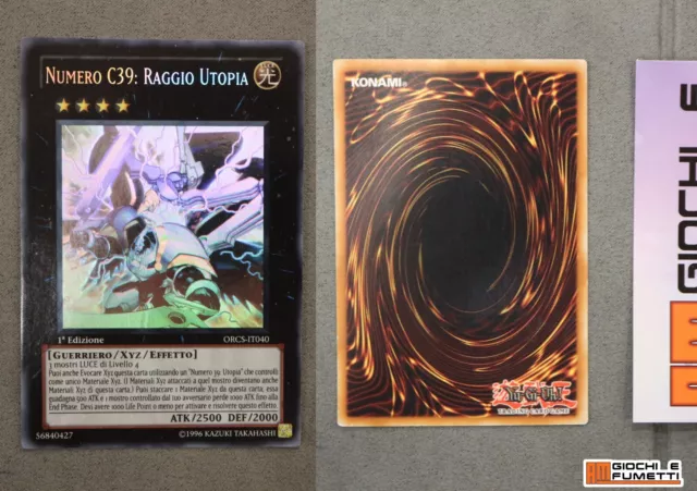 NUMERO C39: RAGGIO UTOPIA in italiano YUGIOH rara GHOST yu-gi-oh! AFFARE NUMERO C39: RAGGIO UTOPIA in italiano YUGIOH rara GHOST yu-gi-oh! AFFARE