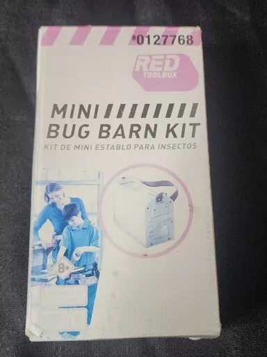 Red Toolbox Mini Bug Barn 0127768 *READ* (T64)