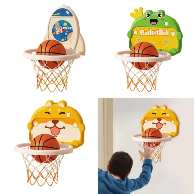 Mini basketball hoop set, hanging basketball frame, activity centers, family