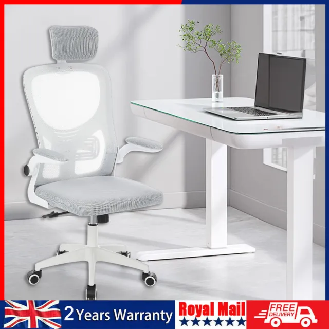Mesh Office Chair Ergonomic 360° Swivel Lift Computer Desk Adjustable Height