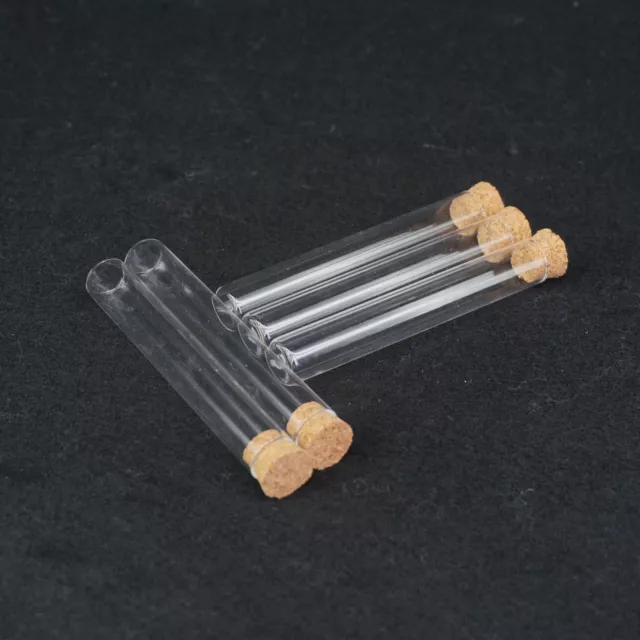 Acheter 5 pièces tube à essai en verre tube soufflé en verre tube à essai  de laboratoire 3/4/6/8 pouces de long tube à essai à paroi épaisse tube en  verre de laboratoire
