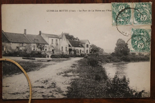 CPA Ak 1900's Cuise la Motte Le Port de la Motte sur l'Aisne animated Oise 60