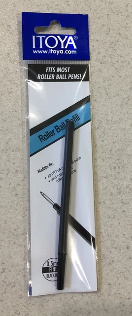 Pen Ink Paarl ITOYA AQR-10BP-BK AQUAROLLER Pen Ink Refill 2-Pack