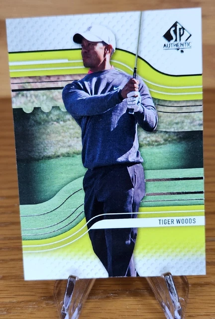 2012 Upper Deck SP Authentic Golf Tiger Woods #1 Base Card