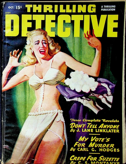 Thrilling Detective Pulp Oct 1948 Vol. 62 #3 VG