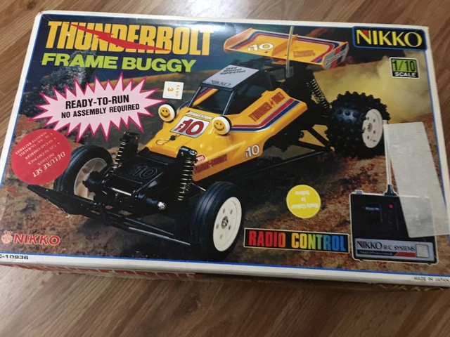 NIKKO THUNDERBOLT RC 1/10 F10 frame buggy IN BOX!! Vintage