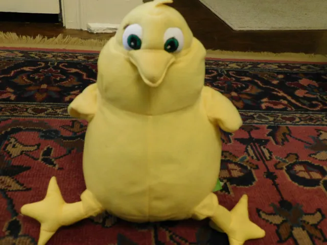 Hop The Movie Phil the Chick Plush 10" Stuffed Yellow Chicken Fat Sitting Toy