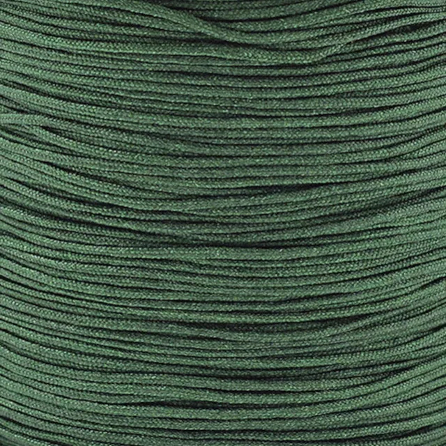 C215B - LOT DE 15 MÈTRES DE FIL NYLON 0,8MM VERT SAPIN bracelets tressés collier