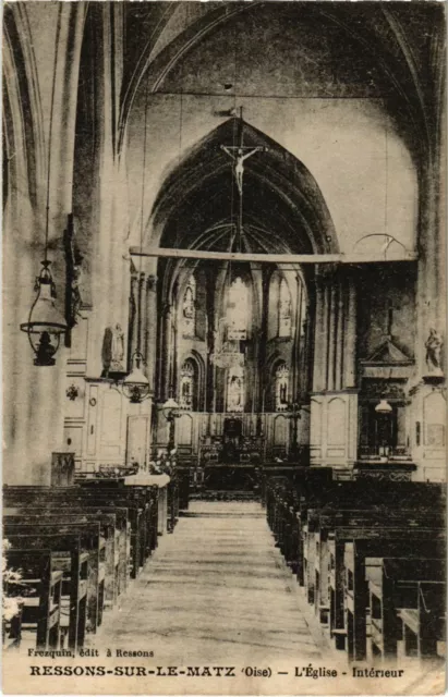 CPA Ressons-sur-le-Matz - L'Eglise - Interior (1032771)