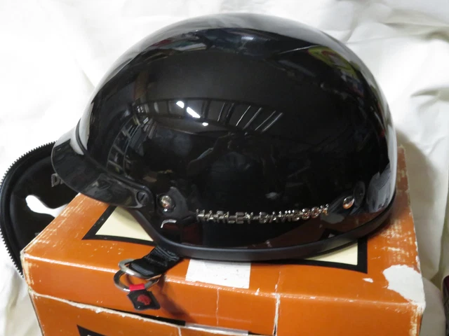 Harley Davidson Lot, Helmet in Box,Neck Gard, Coffee Mug, 3 license plate covers