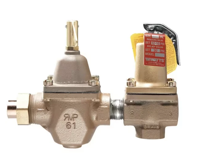 WATTS S1450F Fill and Relief Valve,1/2 In,30 psi,Iron