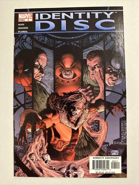 Identity Disc #4 Marvel Comics HIGH GRADE COMBINE S&H