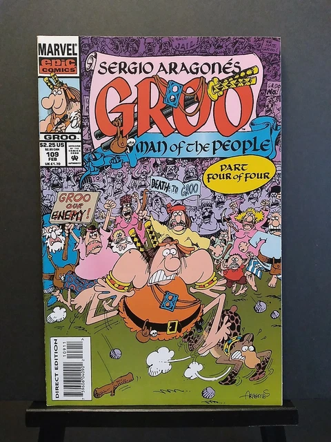Groo the Wanderer #109 NM+ 9.6 Sergio Aragones Stan Sakai Low Print Run Marvel