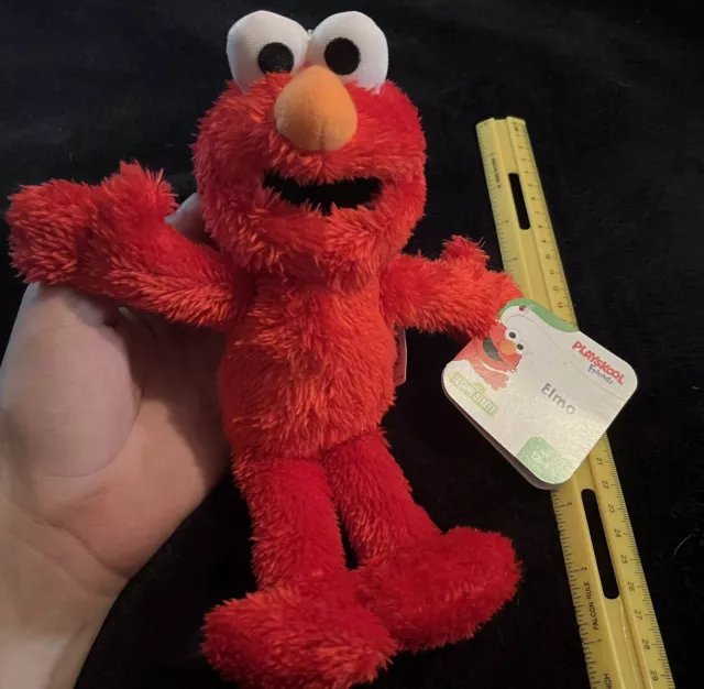 SESAME STREET PLUSH stuffed toy Elmo Playskool Hasbro 2013 Kids Toy 7.