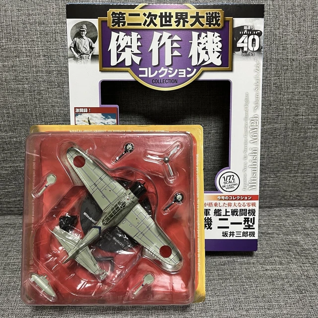 Avion Mitsubishi A6M2b Zero Model 21 – 1/72 Die Cast – De Agostini – WW2 Avion Sakaï 1/72