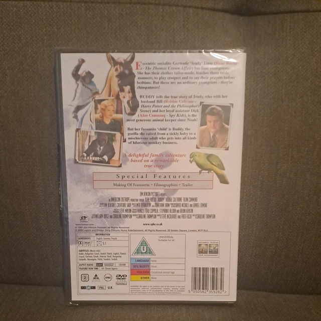 BUDDY DVD (2005) Rene Russo Thompson (DIR) cert U Expertly Refurbished