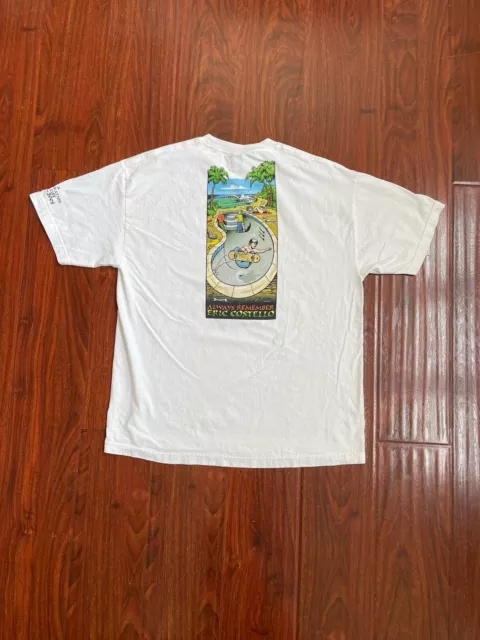 Vtg NHS Eric Costello Memorial T-Shirt XL Skateboarding Santa Cruz Independent