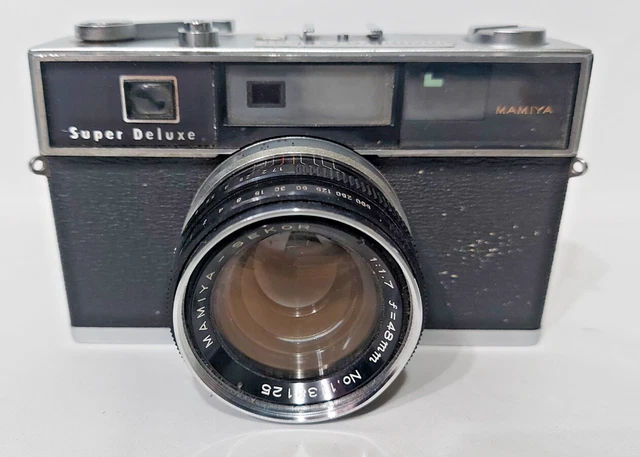 MAMIYA 35-S RANGEFINDER camera with SEKOR lens F.C. 48mm/F1.9