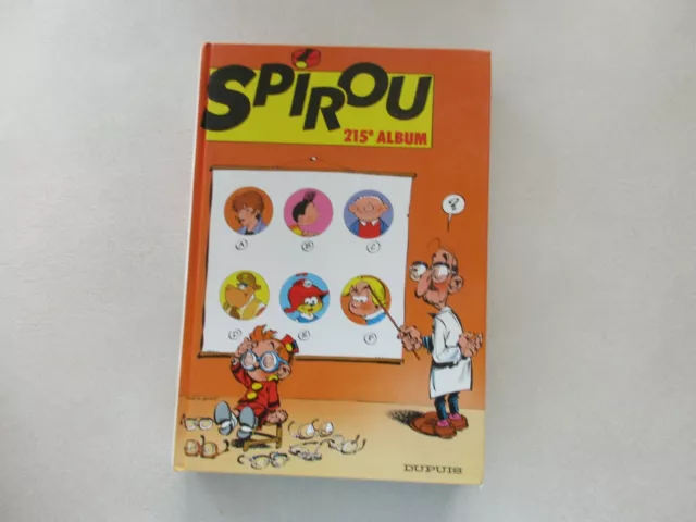 Journal De Spirou Album Recueil N°215 Be/Tbe