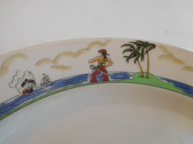 Railroad-Illinois Central Dinner Plate Pirate Pattern 2